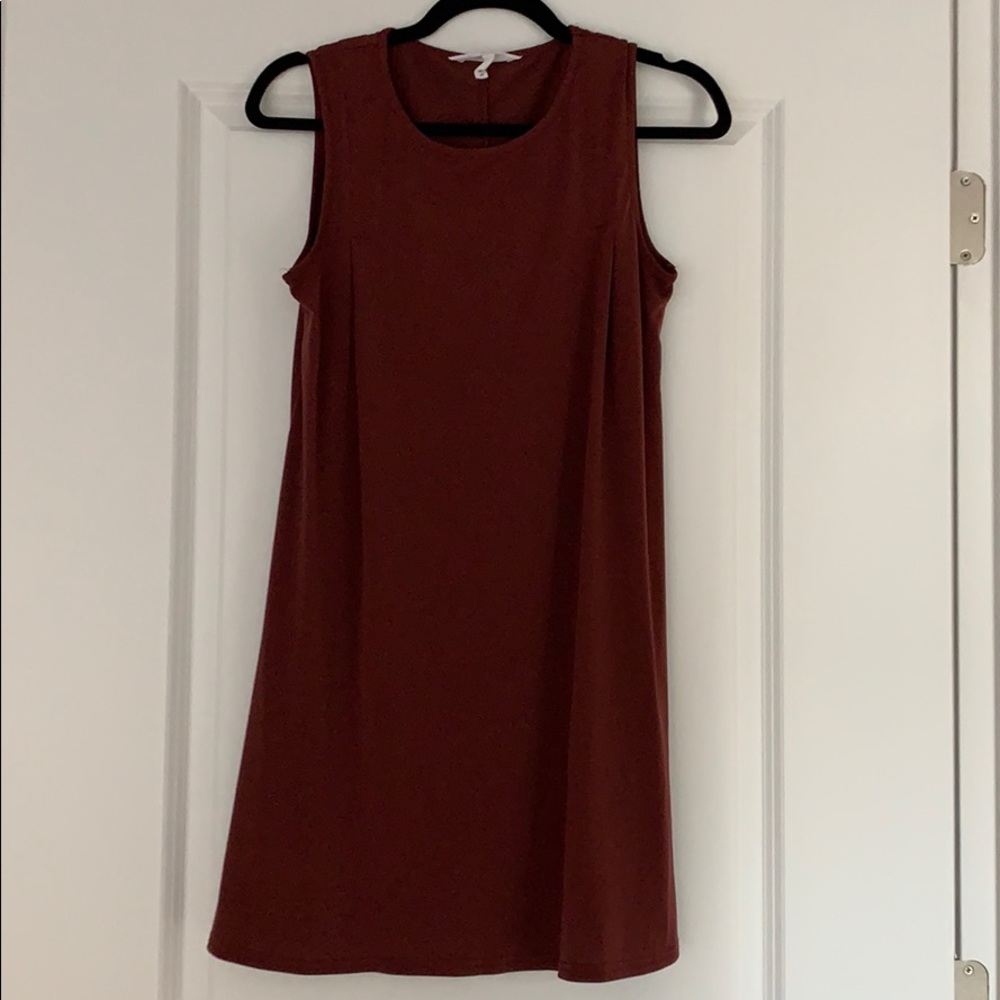 Bcbgeneration Maroon Shift Dress - image 1